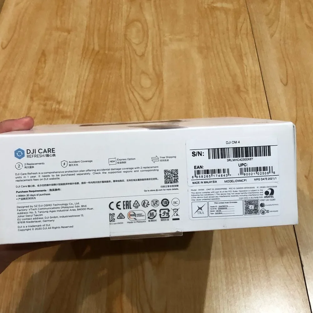 New Open Box DJI OM 4 Smartphone Stabilizer in Gray